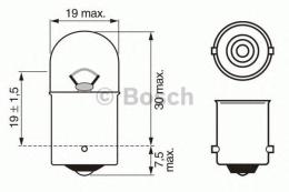 1987302203 BOSCH лампа накаливания