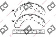 BS1370 DJPARTS Комплект тормозных колодок