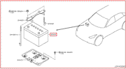 KE241110J0NY NISSAN АККУМУЛЯТОР ЭЛЕКТРИЧ