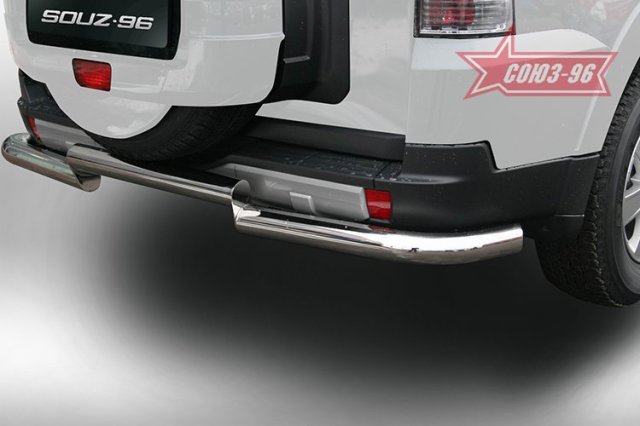 MIPJ750408 СОЮЗ-96 Защита задняя 76+76 для Mitsubishi Pajero 4