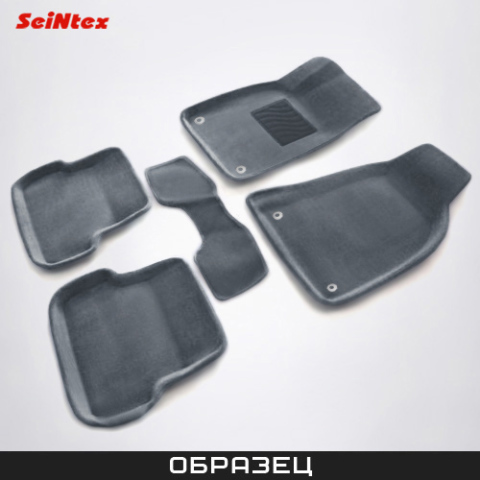 71710 SEINTEX Коврики салона 3D текстильные Chevrolet Aveo (2006-2011) серые