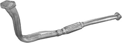 17522 POLMOSTROW Глушитель приемная труба OPEL: VECTRA A 1.7D 92-95