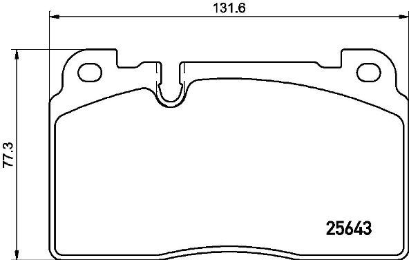 P85133 BREMBO Тормозная колодка дисковая