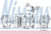 89126 NISSENS Компрессор, кондиционер
