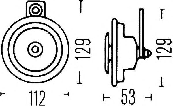 3BB002768661 BEHR-HELLA Звуковой сигнал