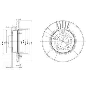 BG2623 DELPHI Тормозной диск
