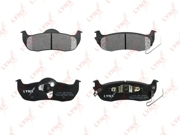 BD4204 LYNX Колодки тормозные дисковые задние
