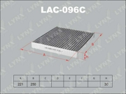 LAC096C LYNX Фильтр салонный угольный