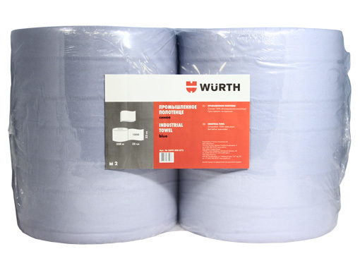 Бумага промышленная в рулоне, 2-х слойная, не расс WURTH 899800830