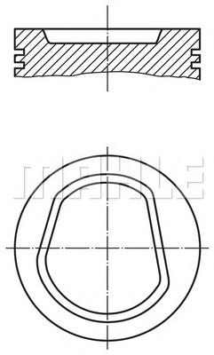 0304201 MAHLE Поршень
