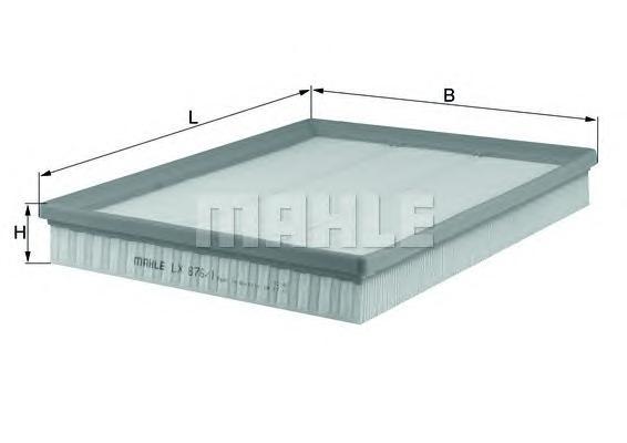 LX8761 MAHLE/KNECHT Воздушный фильтр