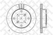 60205205VSX STELLOX 6020-5205V-SX_диск тормозной передний Suzuki Swift 1.01.3 86