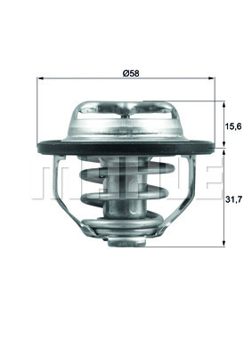 TX12282 MAHLE/KNECHT Термостат, охлаждающая жидкость