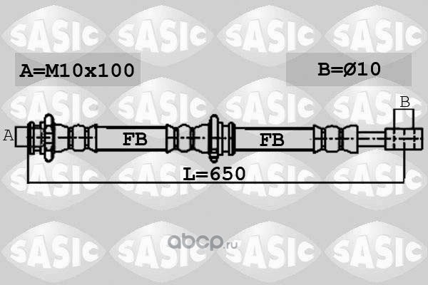 6606253 SASIC Тормозной шланг