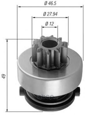 AMB0353 MAGNETI MARELLI Бендикс стартера