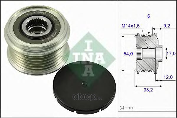 Шкив генератора SCHAEFFLER GRUPPE 535026310
