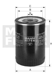WK8001 MANN-FILTER Топливный фильтр