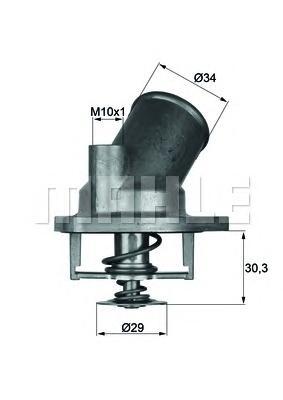TI292 MAHLE Термостат интегрированный