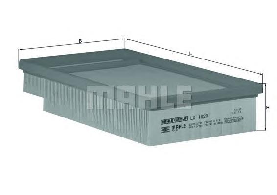 LX1820 KNECHT Фильтр воздушный