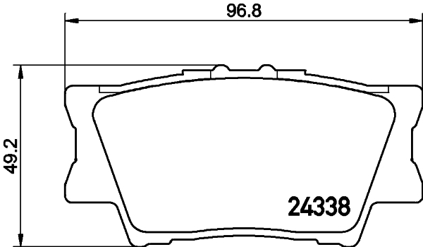 8DB355028441 PAGID Комплект тормозных колодок, дисковый тормоз