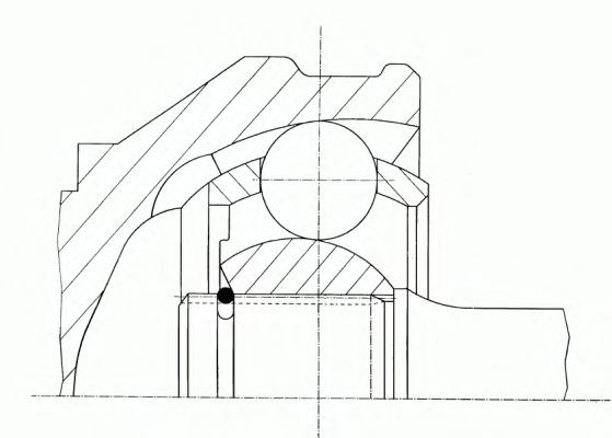 302110 GKN (LOEBRO) Шарнирный комплект, приводной вал