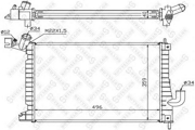 1025262SX STELLOX Радиатор