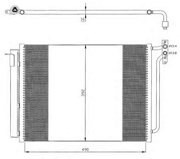 35406 NRF Радиатор кондиционера с осушителем BMW X5 00