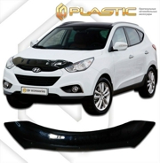 2010010105389 CA PLASTIC Дефлектор капота Hyundai ix35  2010–н.в.  Classic черный