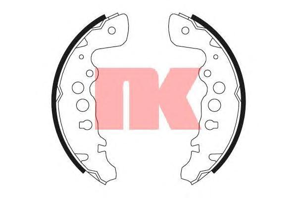 2752608 NK Комплект тормозных колодок