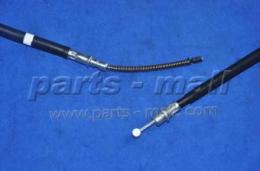 PTA557 PARTS-MALL Трос ручника левый -03 PMC