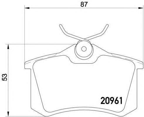 8DB355018111 BEHR-HELLA Колодки тормозные дисковые задние