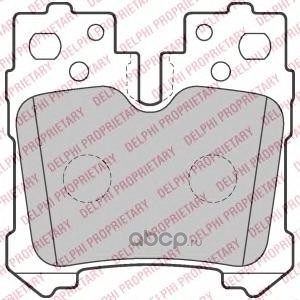 LP2214 DELPHI Комплект тормозных колодок