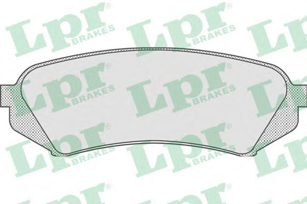 05P835 LPR/AP Комплект тормозных колодок, дисковый тормоз