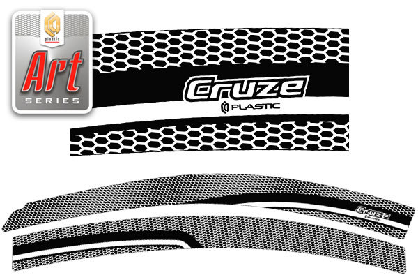 2010031504772 CA PLASTIC Ветровики дверей Chevrolet Cruze седан 2009-н.в. Серия