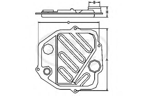 SG1029 SCT Гидрофильтр, автоматическая коробка передач