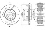 315929060 ICER Комплект тормозов, дисковый тормозной механизм