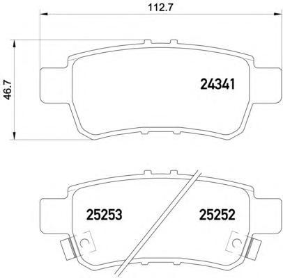 2434101 TEXTAR Колодки тормозные дисковые TEXTAR