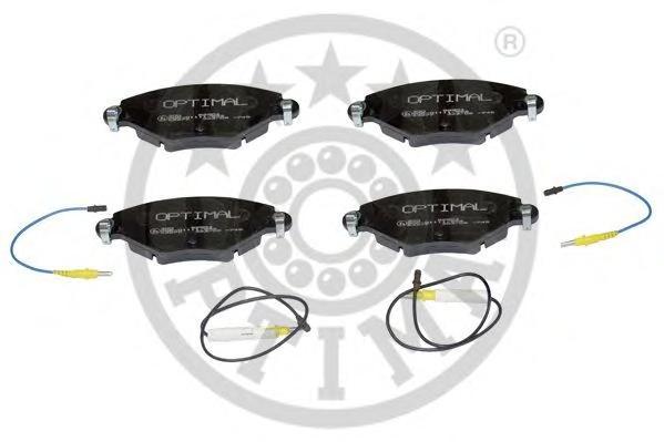 82804 OPTIMAL Колодки тормозные дисковые передние, комплект