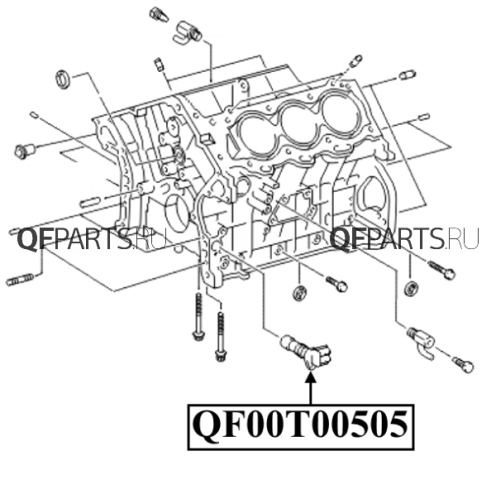 QF00T00505 QUATTRO FRENI Датчик импульсов