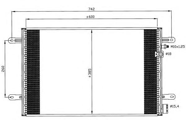 35605 NRF Конденсатор, кондиционер