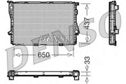 DRM05067 DENSO Радиатор, охлаждение двигателя