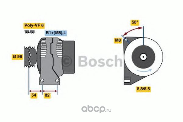 0986047470 BOSCH Генератор