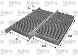 715607 VALEO Фильтры салона комплект, угольные