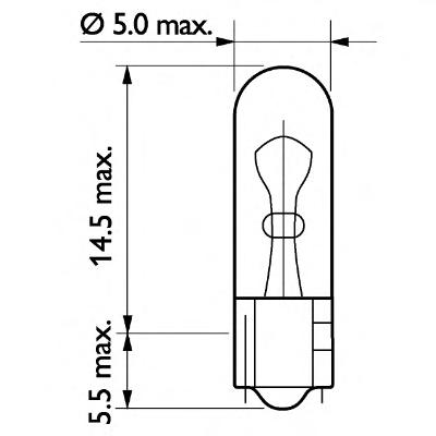 13974CP PHILIPS Лампа WB T5 13974 24V 2W W2X4,6D            CP