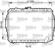 735060 VALEO Радиатор, охлаждение двигателя