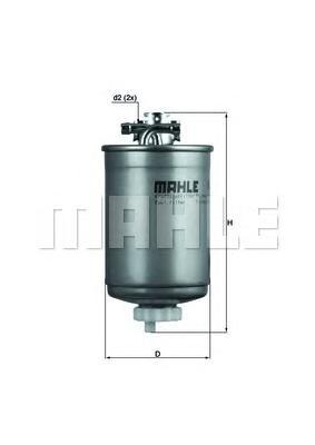 KL77 MAHLE/KNECHT Топливный фильтр