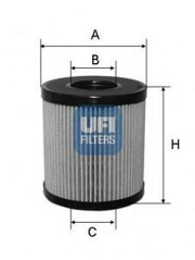 2506000 UFI Масляный картридж