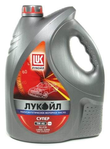 Масло моторное полусинтетика 5W-40 5 л. LUKOIL 19443