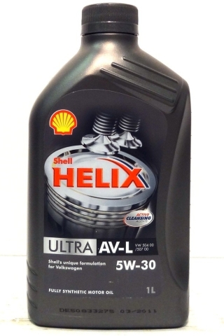 Масло моторное синтетика 5W-30 1 л. SHELL HELIXULTRAAVL5W301L