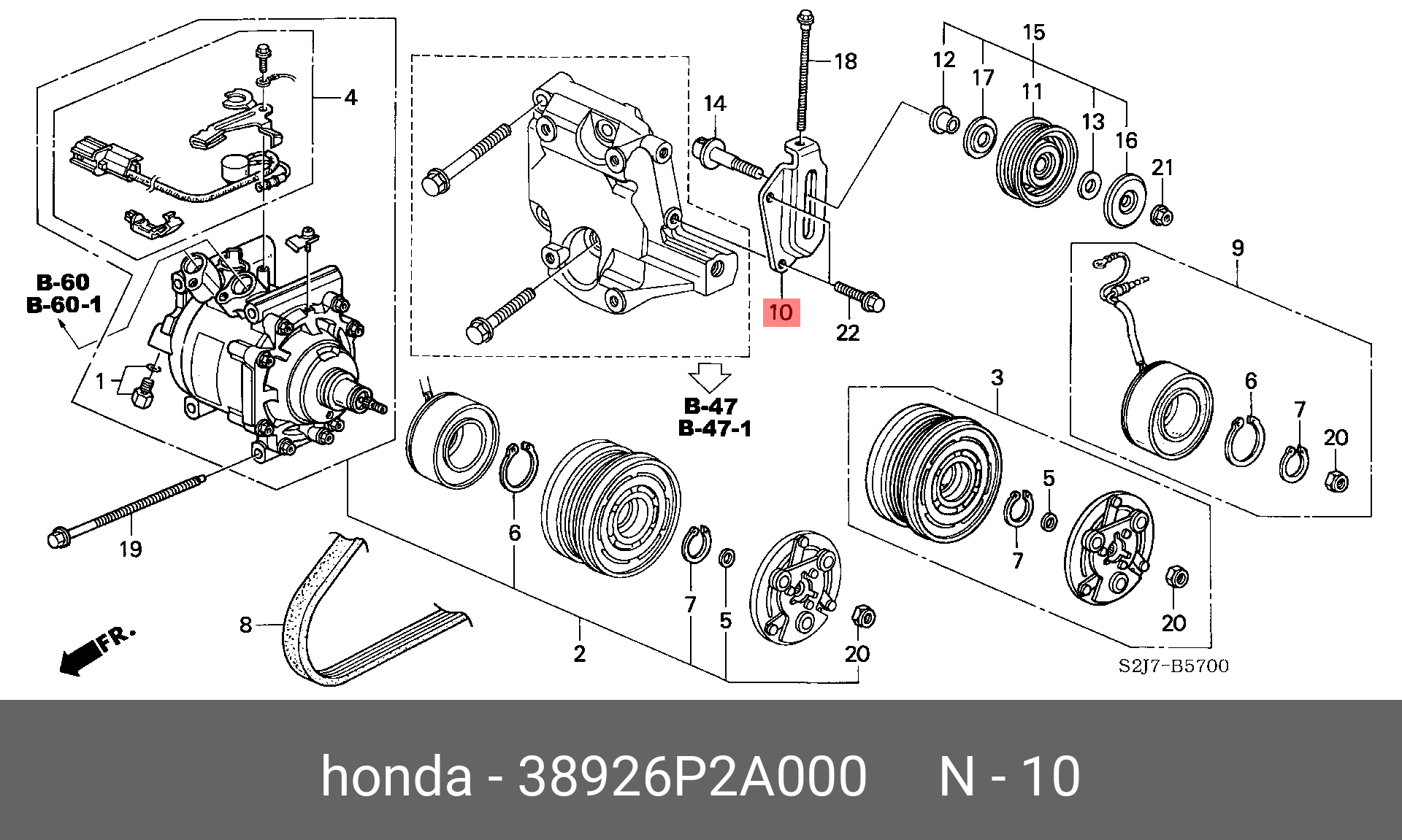 38926P2A000 HONDA -